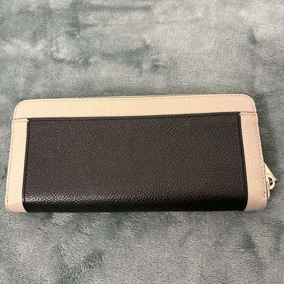 Kate Spade Margaux Slim Continental Wallet Black & Warm Taupe - Picture 3 of 7